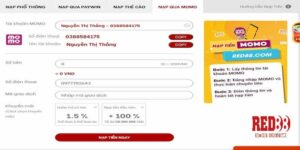Hướng dẫn cách bước nạp tiền Red88 nhanh chỉ từ 3 phút